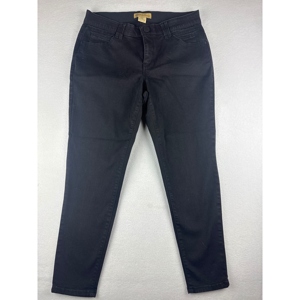 Democracy Ab Technology Black Skinny Pants Womens 14W WNKF1873SL Stretch Denim